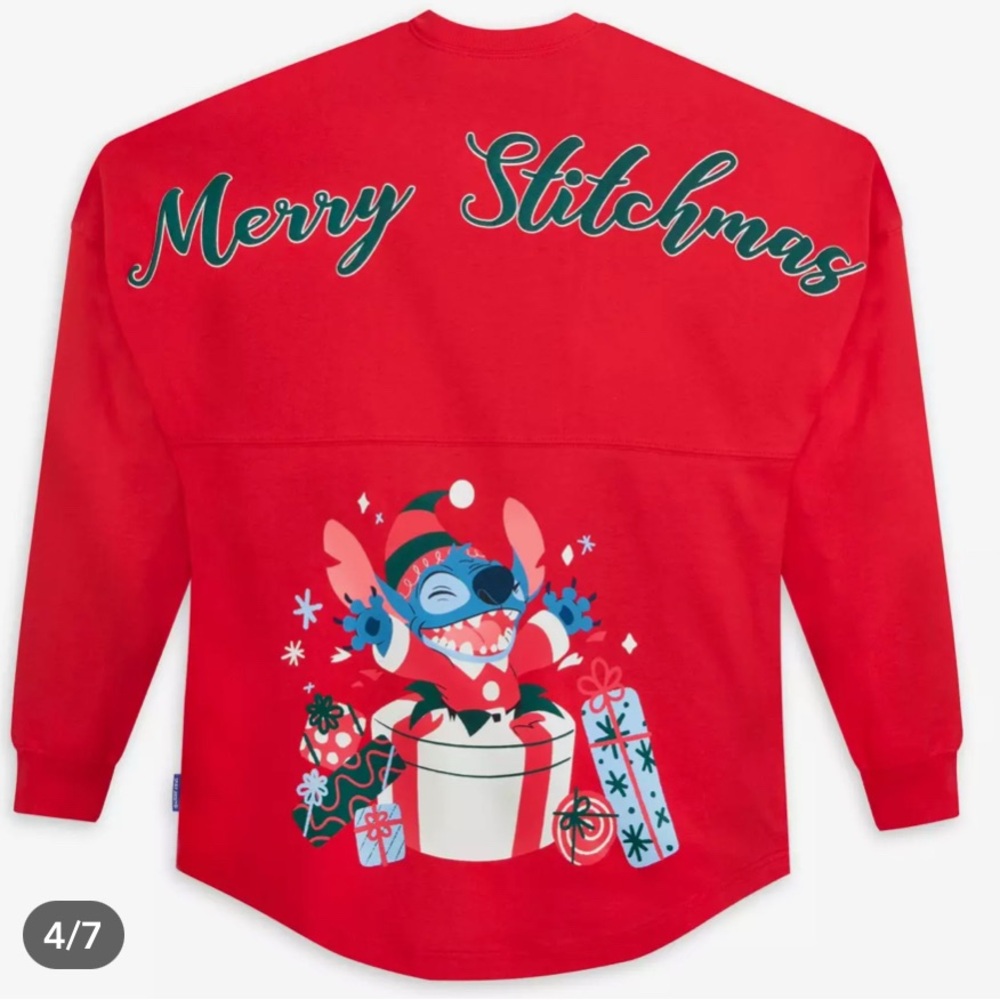 NWT- Stitch Holiday Spirit Jersey for Adults, Lilo & Stitch